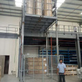 Cargue 2000 kg almacén de carga elevador hidráulico guía carril elevación para mercancías